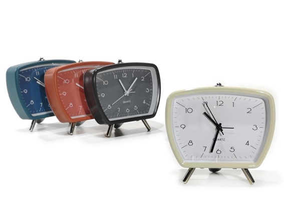 ARTELIBRE Ρολόι Ξυπνητήρι Μέταλλο/Πλαστικό 14.6x6.6x14.1cm Σε Διάφορα Χρώματα