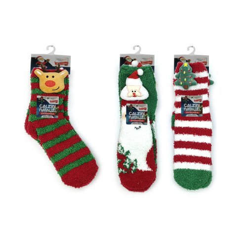 ARTELIBRE Ζευγάρι Κάλτσες Με Χριστουγεννιάτικη Διακόσμηση Αντιολισθητικές Πολύχρωμο Βαμβακερό Ένα Μέγεθος Σε Διάφορα Σχέδια