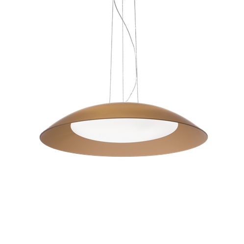 Ideal Lux Κρεμαστό Φωτιστικό Οροφής Πολύφωτο LENA SP3 D64 MARRONE 066608