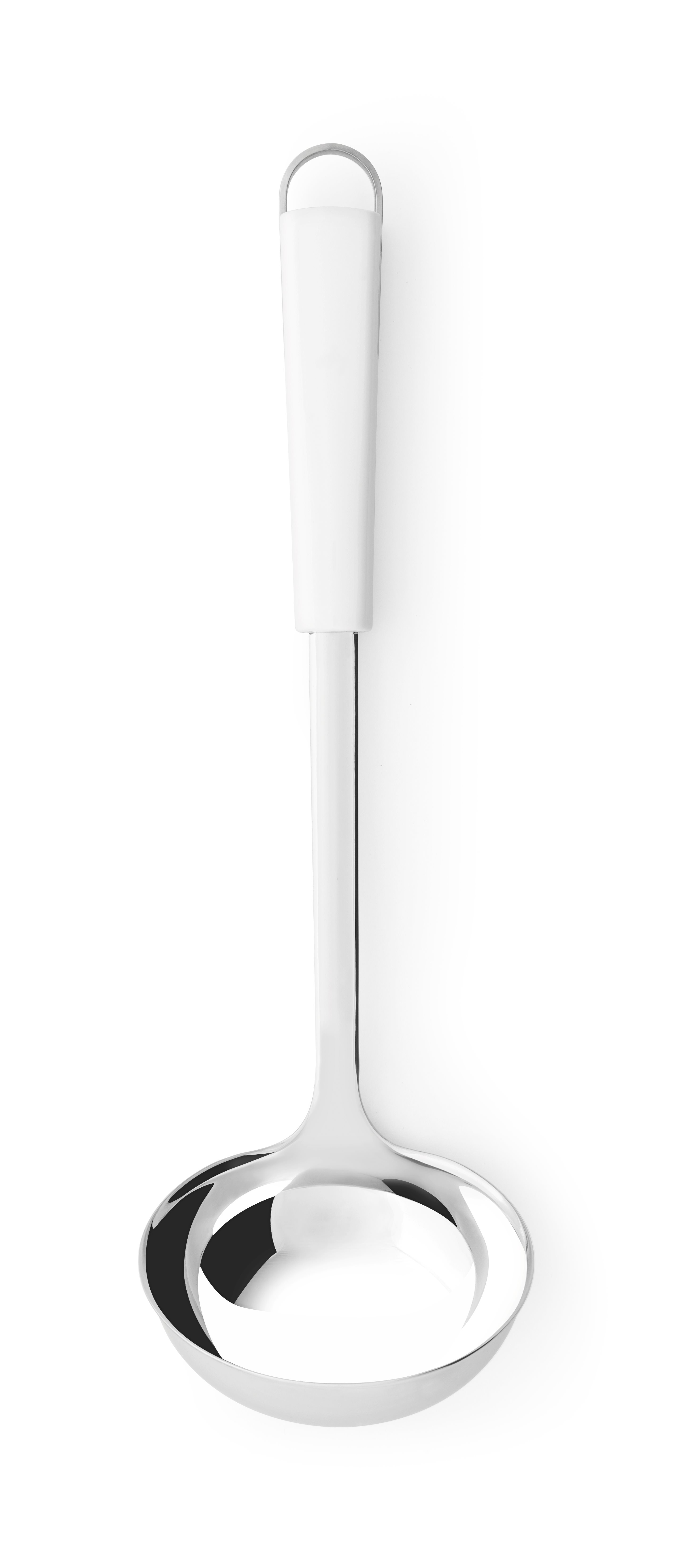 BRABANTIA Κουτάλα Σούπας Ανοξείδωτη με Λευκή Λαβή ESSENTIAL LINE - 080.4005/68