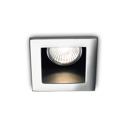 Ideal Lux Downlight Φωτιστικό Χωνευτής Τοποθέτησης Μονόφωτο FUNKY CROMO 083193
