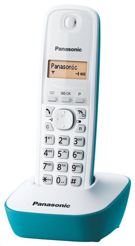 Panasonic Ασύρματο Τηλέφωνο KX-TG1611 Λευκό/Μπλέ
