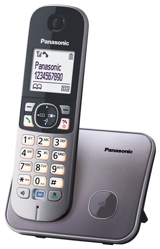 Panasonic Ασύρματο Τηλέφωνο KX-TG6811GRM Γκρί