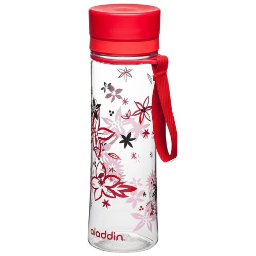 Aladdin Πλαστικό Παγούρι Graphics Aveo Κόκκινο 0.6lt BPA Free