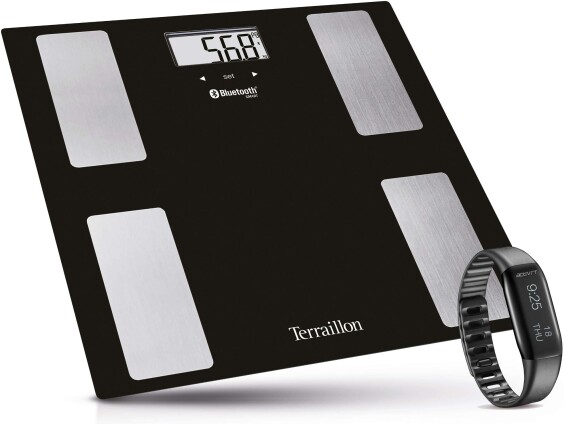 Terraillon GR14501 14925 Ζυγαριά Μπάνιου με Smartwatch Web Coach KIT Bluetooth