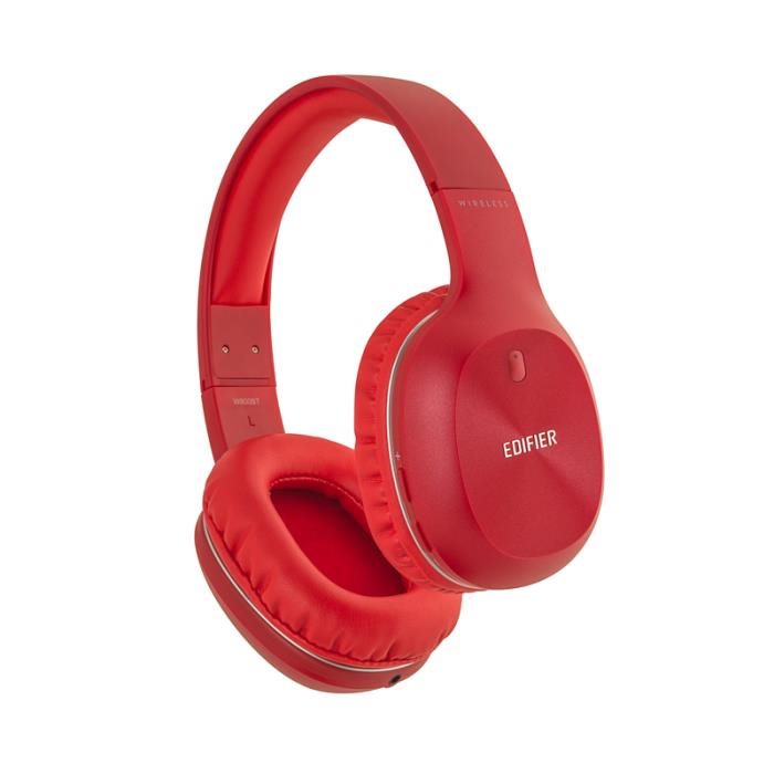 Edifier Ασύρματα/Ενσύρματα Over Ear Ακουστικά W800BT Plus Κόκκινα
