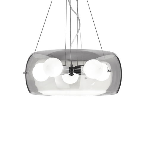 Ideal Lux Κρεμαστό Φωτιστικό Οροφής Πολύφωτο AUDI-10 SP5 FUME' 103983