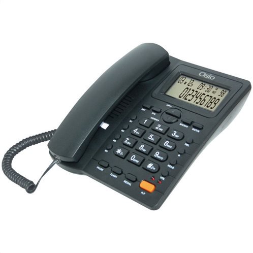 OSIO OSW-4710B ΜΑΥΡΟ Ενσύρματο τηλέφωνο με οθόνη