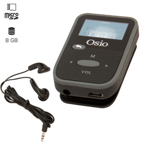 Osio SRM-7880BG MP3 player με κλιπ 8 GB