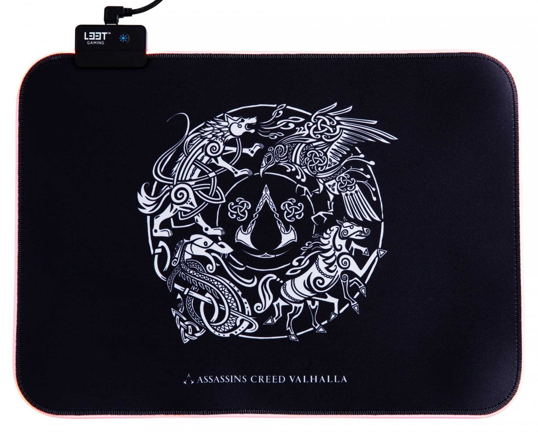 L33T Assassin's Creed Valhalla RGB Mousepad