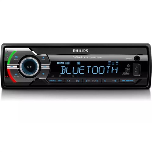 Philips Ηχοσύστημα Αυτοκινήτου με Bluetooth, USB, Κάρτα SD και Aux-In 4x50W CE235BT/GRS