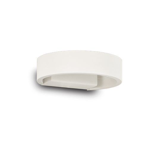 Ideal Lux Φωτιστικό Τοίχου - Απλίκα Μονόφωτο ZED AP1 ROUND BIANCO 115177