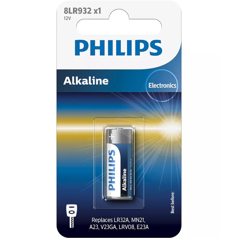 Philips Αλκαλική μπαταρία 8LR932 / MN21 54 mAh 12 V