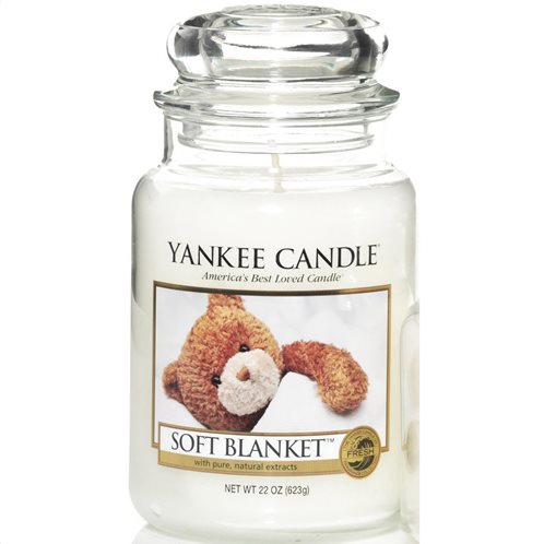 Yankee Candle Αρωματικό Κερί σε Γυάλινο Δοχείο Large σειρά Soft Blanket