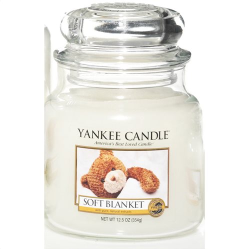 Yankee Candle Αρωματικό Κερί σε Γυάλινο Δοχείο Medium σειρά Soft Blanket