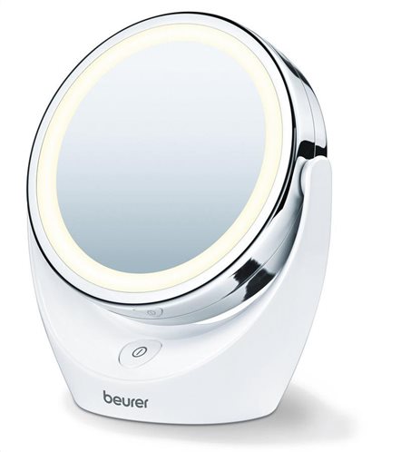 Beurer Φωτιζόμενος Καθρέφτης Ομορφιάς LED 11cm Μπαταρίας και Μεγέθυνση x5 BS 49