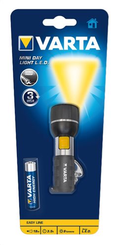Varta Φακός LED Mini Day Light (Περιλαμβάνει 1 μπαταρία AAA) 123437