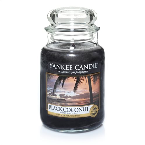 Yankee Candle Αρωματικό Κερί σε Γυάλινο Δοχείο Large σειρά Black Coconut