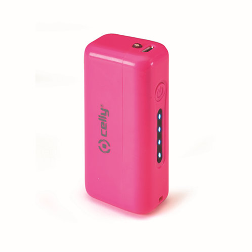 Celly Power bank 2.200mAh Pink