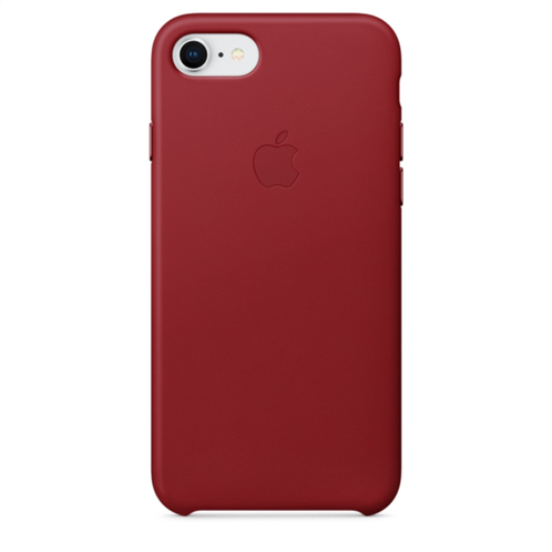 Apple Leather Case iPhone 8-7 Red