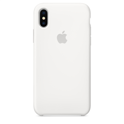 Apple Silicone Case iPhone X White