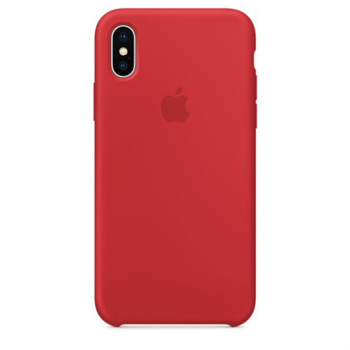 Apple Silicone Case iPhone X Red