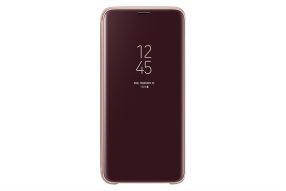 Samsung Clear View Standing Cover S9 Gold