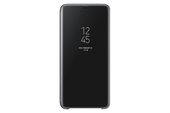 Samsung Clear View Standing Cover S9 Plus Black