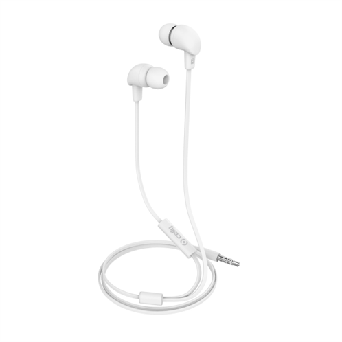 Celly Ακουστικά HandsFree Up 600 Stereo Earphone 3.5mm Flat Cable White