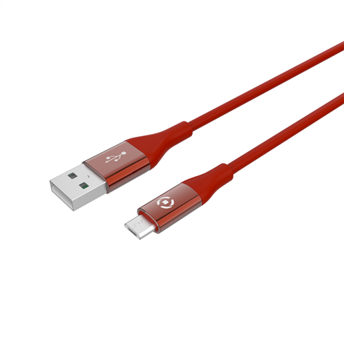 Celly Color Data Cable Extra Strong Micro Usb 1.5m Red