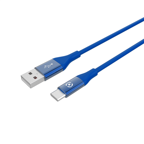 Celly Color Data Cable Extra Strong Usb Type-C 1.5m Blue