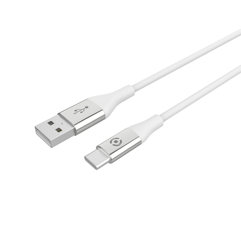Celly Color Data Cable Extra Strong Usb Type-C 1.5m White