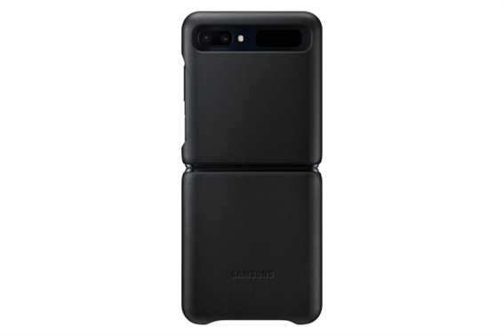 Samsung Flip Leather Cover Μαύρο