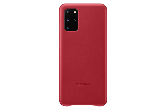 Samsung Leather Cover S20+ Red
