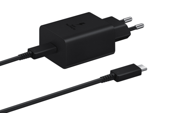 Samsung Fast GaN Travel Charger 45W + Cable Type C To Type C Black