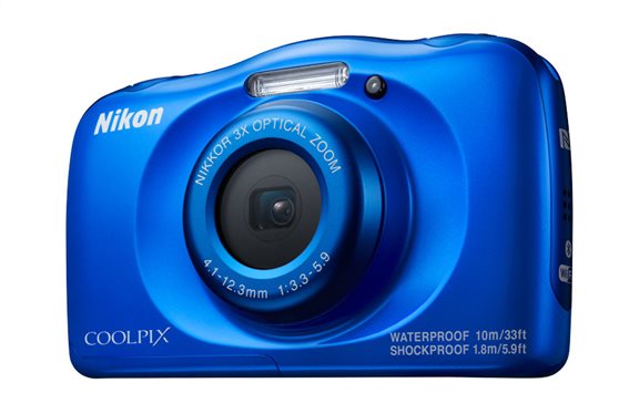 Nikon Φωτογραφική Μηχανή Compact Αδιάβροχη W100 Blue Backpack kit & Τσάντα