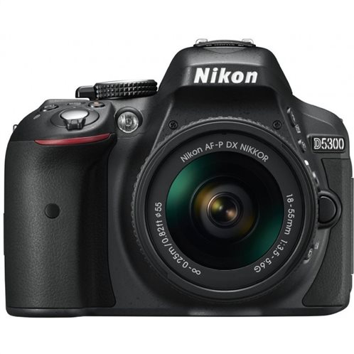 NIKON D5300 + AF-P DX Nikkor 18-55 f3.5-5.6G Black Kit