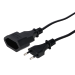 Euro Extension Cable, 3 m, black