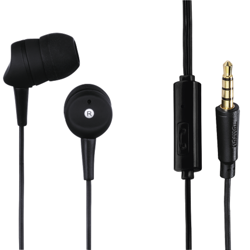 Hama "Basic" In-Ear Ακουστικά, μαύρα