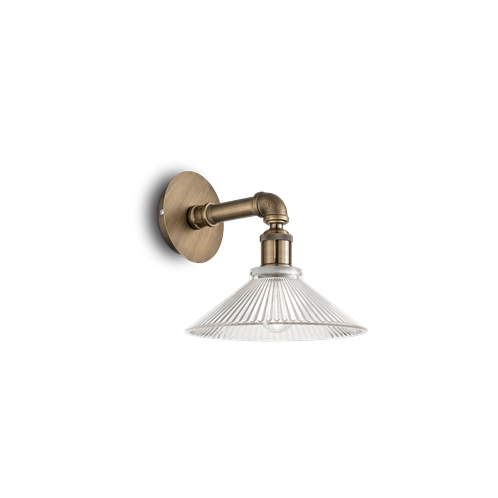 Ideal Lux Φωτιστικό Τοίχου - Απλίκα Μονόφωτο ASTRID AP1 BRUNITO 140001