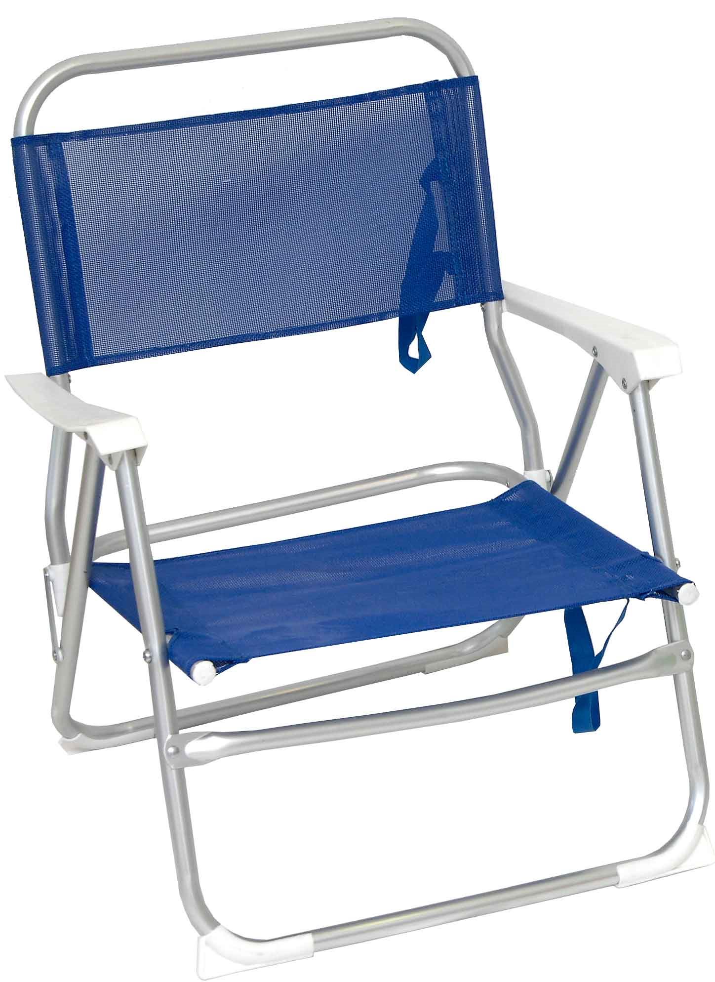 Campus καρέκλα παραλίας αλουμινίου μπλε με μπράτσα