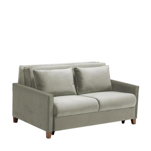 ArteLibre Καναπές Κρεβάτι Διθέσιος Liam Σκούρο 164x111x90cm Γκρι
