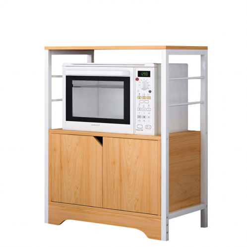 ARTELIBRE Ραφιέρα Κουζίνας AMUR Δρυς/Λευκό MDF/Μέταλλο 60x30x70cm