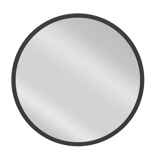 ArteLibre Καθρέπτης Τοίχου Makur Μοριοσανίδα/Γυαλί 60x60cm Ανθρακί