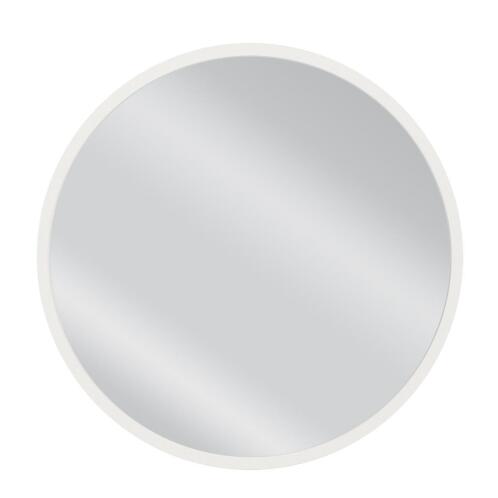 ArteLibre Καθρέπτης Τοίχου Makur Μοριοσανίδα/Γυαλί 60x60cm Λευκό