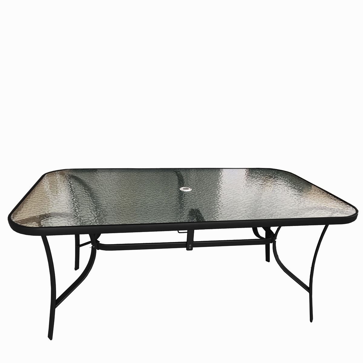 Artelibre Τραπέζι Μεταλλικό Selena Μαύρο 160x90x72cm
