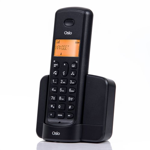 Osio OSD-8910B Μαύρο (Ελ. Μενού) Ασύρματο τηλέφωνο με ανοιχτή ακρόαση και 50 μνήμες τηλ. καταλόγου