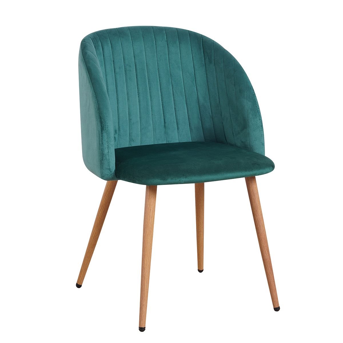 ArteLibre Καρέκλα Kingfisher Ύφασμα/Μέταλλο 54x55x83cm Πράσινο