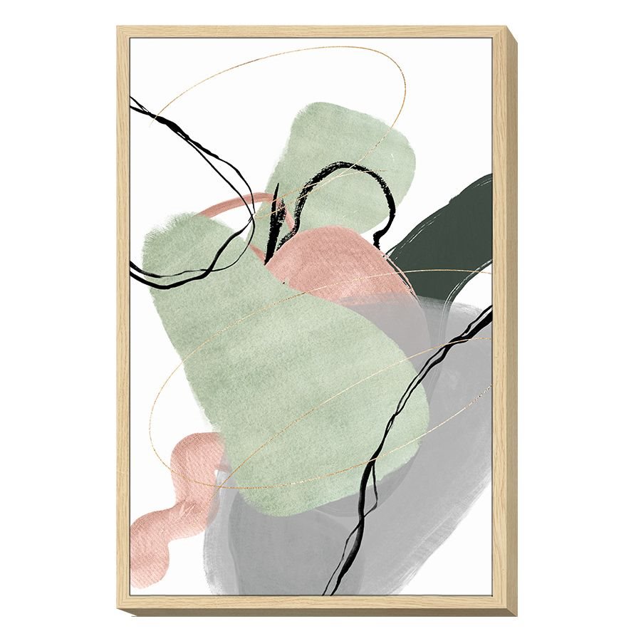 ArteLibre Πίνακας Σε Κορνίζα "Abstract" Καμβάς 60x90x4cm