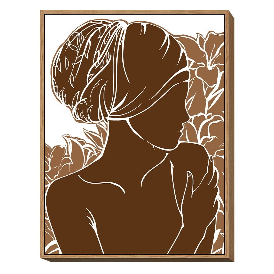 ArteLibre Πίνακας Σε Κορνίζα "Γυναικεία Φιγούρα" Καμβάς 60x80x3.5cm 14690018